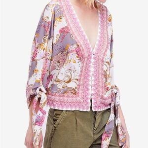 Free People Catch Me If You Can Blouse